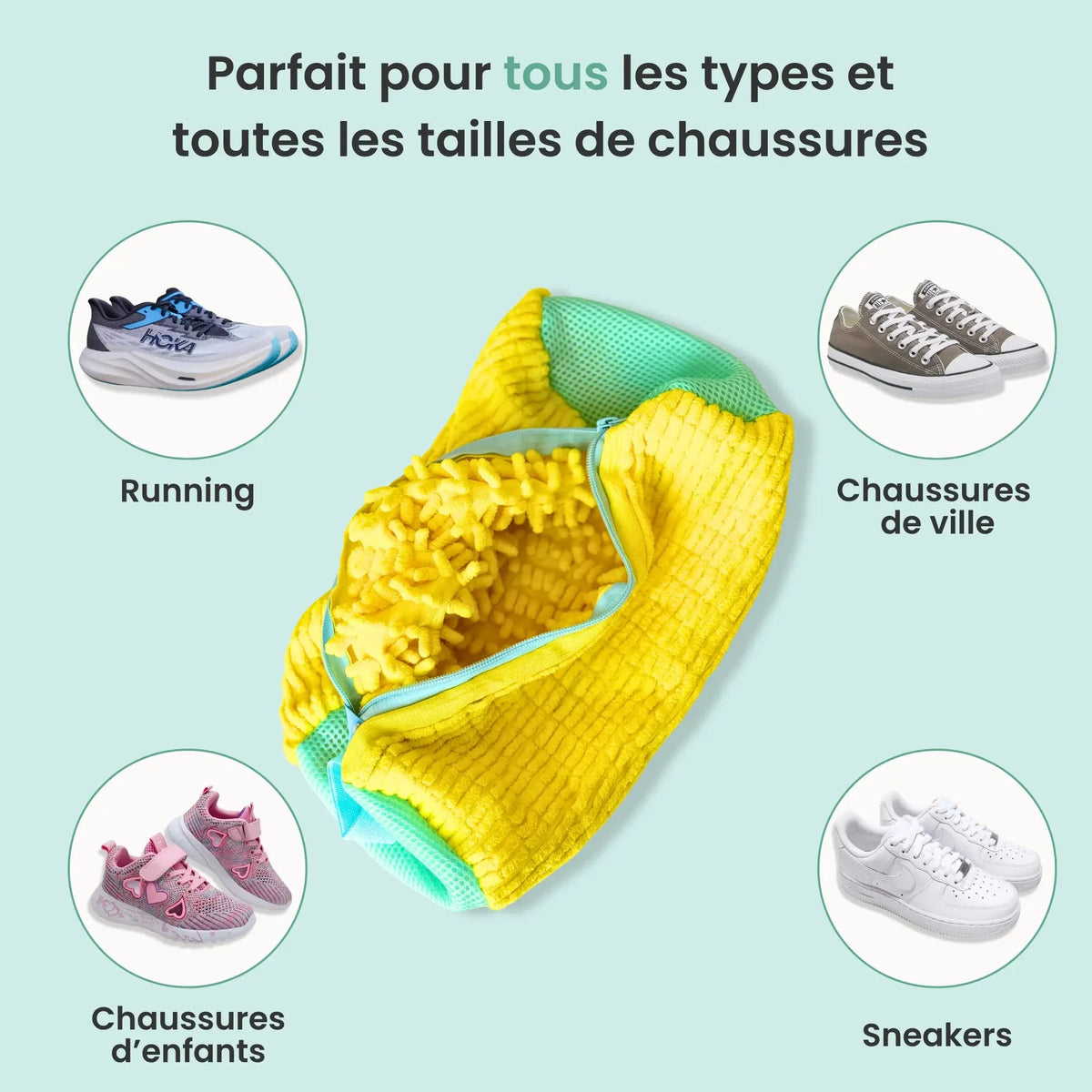 Klean Péï - Sac de Lavage pour Chaussures